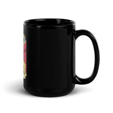 Load image into Gallery viewer, Ancient Roman Amphitheatre - Gladiatorial Games - Ancient Rome Black Glossy Mug