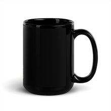 Load image into Gallery viewer, Arma Virumque Cano - I Sing Of Arms And The Man - The Aeneid Roman Mythology Black Glossy Mug