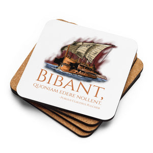 Bibant, Quoniam Edere Nollent - First Punic War - Sacred Chickens Cork-Back Coaster