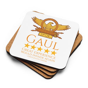 Gaul - Great Experience, Would Invade Again - Julius Caesar Cork-Back Coaster