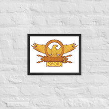 Load image into Gallery viewer, Roman Legionary Eagle - Ancient Rome Framed poster