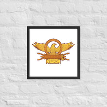 Load image into Gallery viewer, Roman Legionary Eagle - Ancient Rome Framed poster