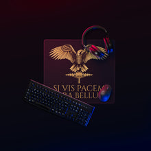 Load image into Gallery viewer, Latin Quote - Si Vis Pacem Para Bellum - Ancient Rome Gaming Mouse Pad