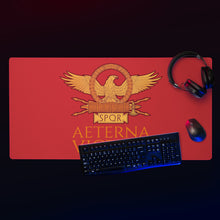 Load image into Gallery viewer, Aeterna Victrix - Eternal Victory - Legionary Motto - Ancient Rome Gaming Mouse Pad