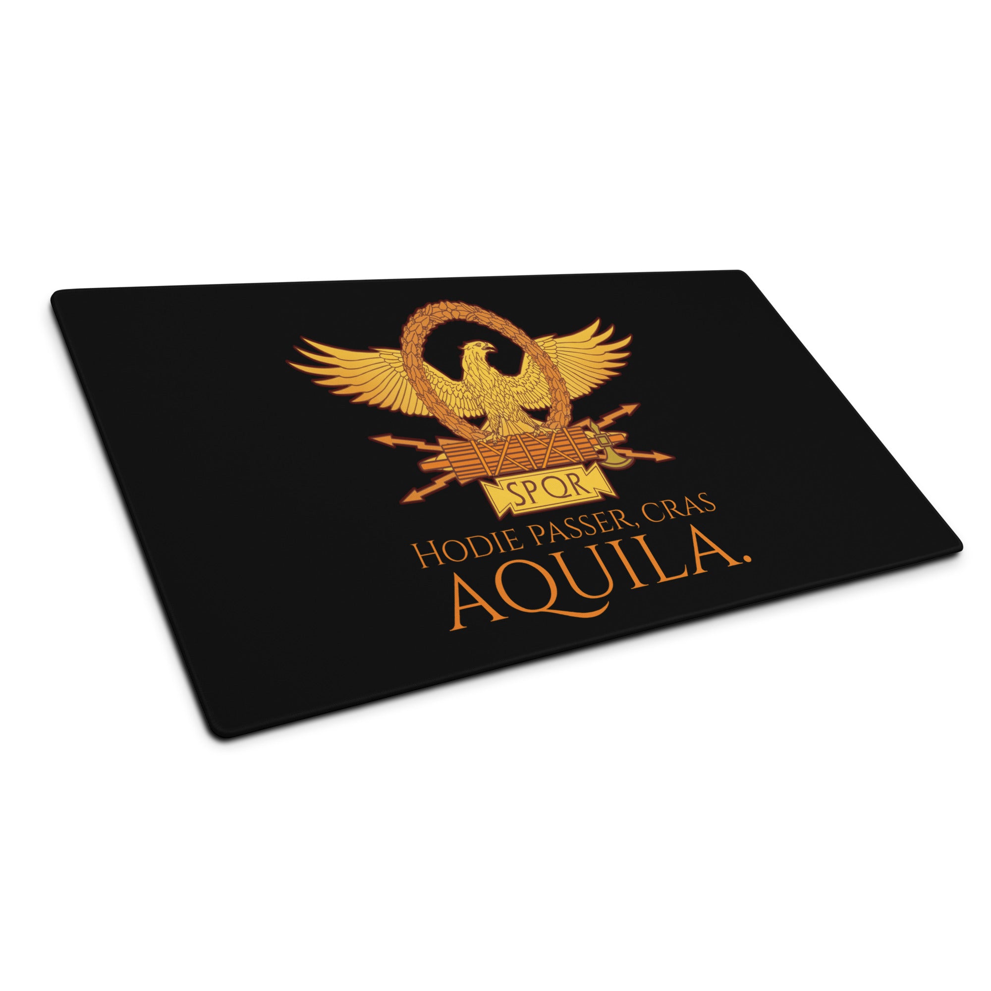 Hodie Passer, Cras Aquila. - Today A Sparrow, Tomorrow An Eagle - Ancient Rome Latin Language - Gaming Mouse Pad