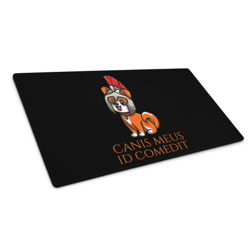 Canis Meus Id Comedit - My Dog Ate It - Latin - Ancient Rome - Gaming Mouse Pad