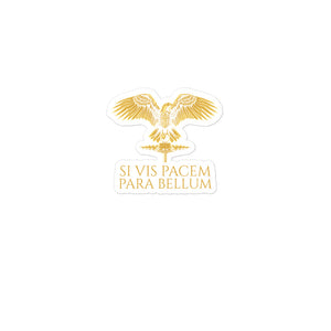 Si Vis Pacem, Para Bellum - Bubble-free Stickers
