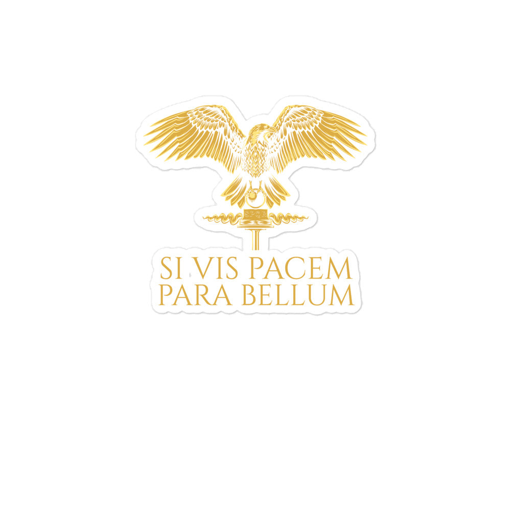 Si Vis Pacem, Para Bellum - Bubble-free Stickers