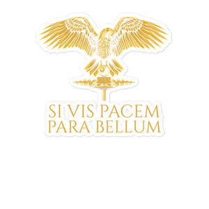 Si Vis Pacem, Para Bellum - Bubble-free Stickers