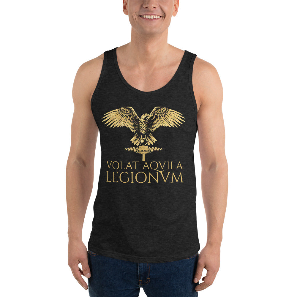 Volat Aquila Legionum - Classical Latin - Ancient Roman Legionary Eagle Men's Tank Top