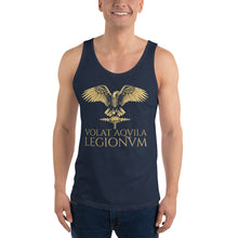 Load image into Gallery viewer, Volat Aquila Legionum - Classical Latin - Ancient Roman Legionary Eagle Men&#39;s Tank Top