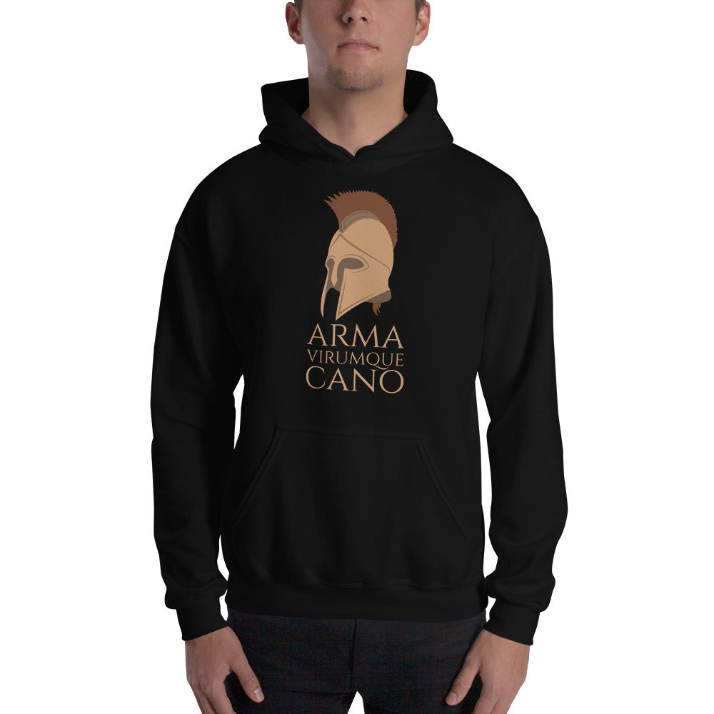 Arma Virumque Cano - I Sing Of Arms And The Man - The Aeneid Roman Mythology Unisex Hoodie