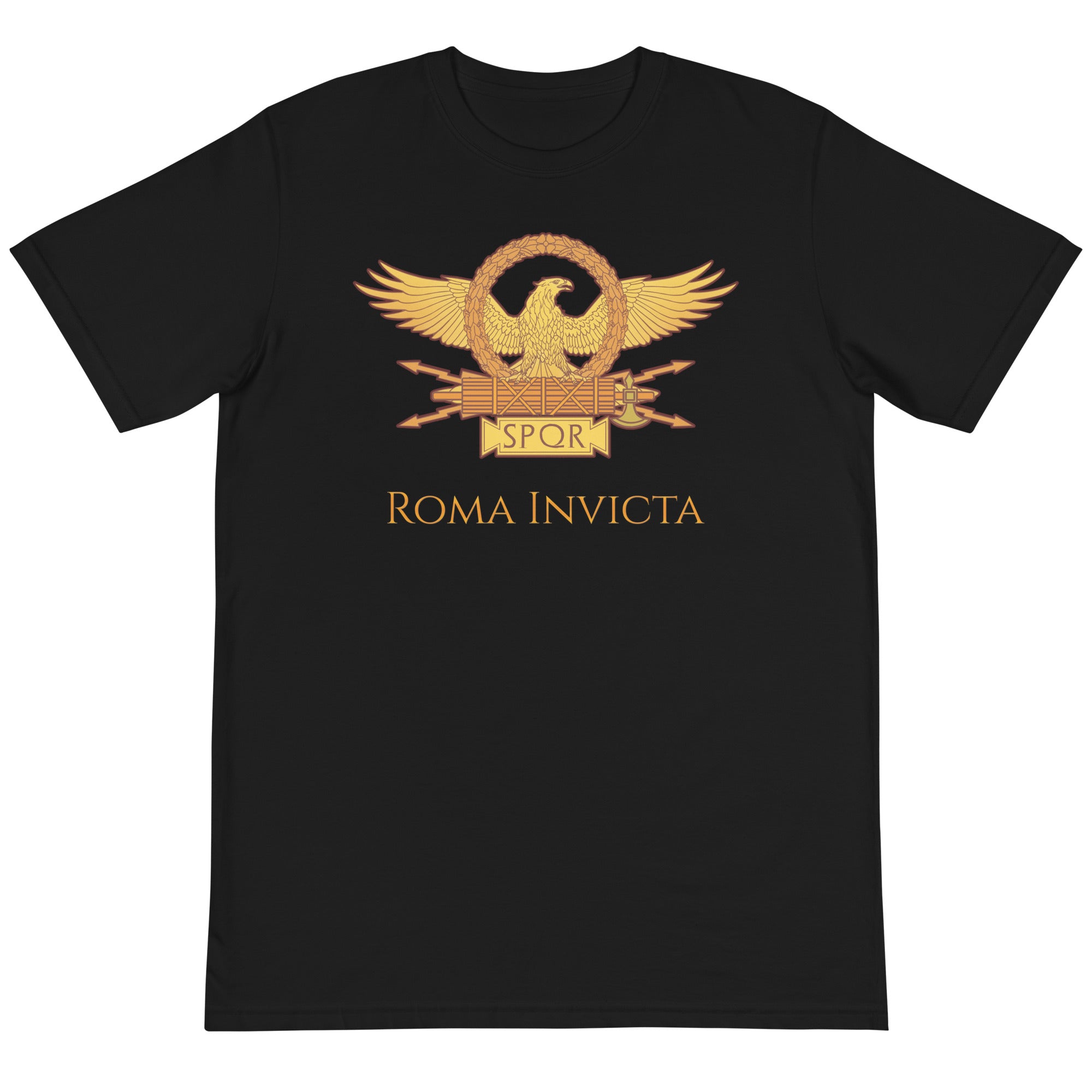 Roma Invicta - Inspirational Ancient Rome Unisex Organic T-Shirt