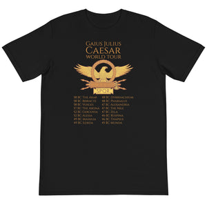 Gaius Julius Caesar World Tour - Ancient Rome Unisex Organic T-Shirt
