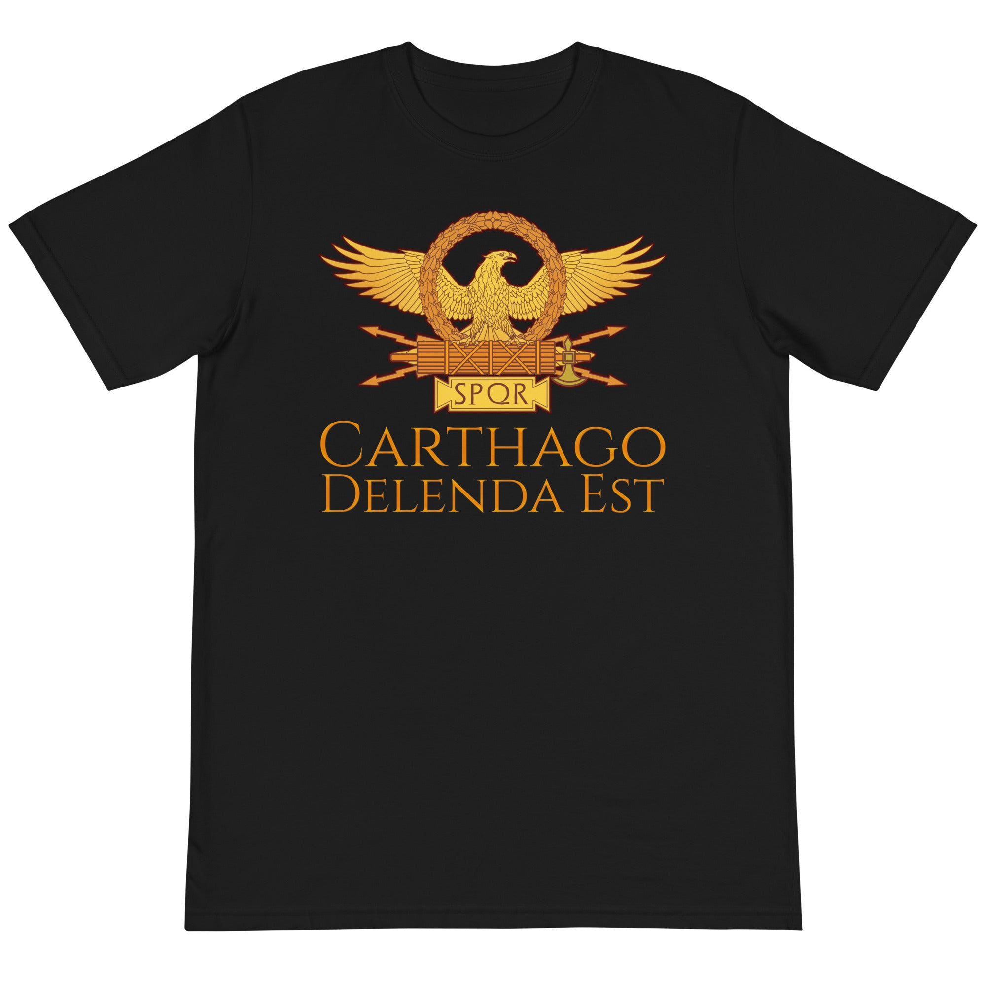 Carthago Delenda Est - Ancient Rome Unisex Organic T-Shirt