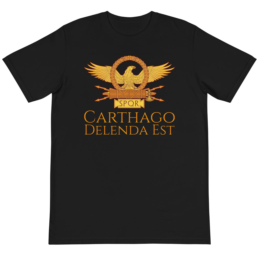 Carthago Delenda Est - Ancient Rome Unisex Organic T-Shirt