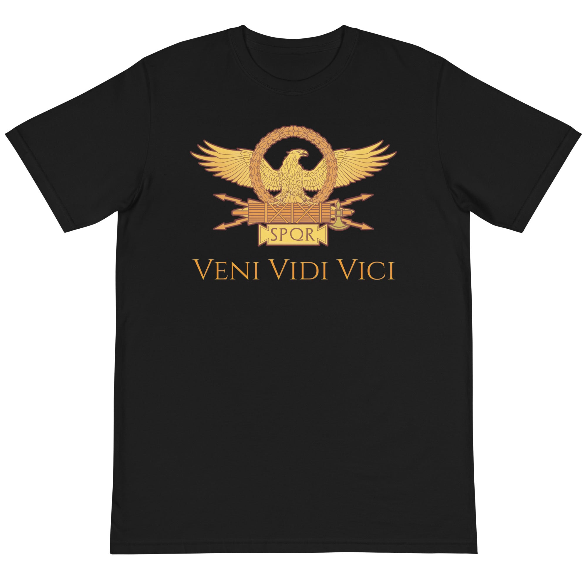 Veni Vidi Vici - Ancient Rome Unisex Organic T-Shirt