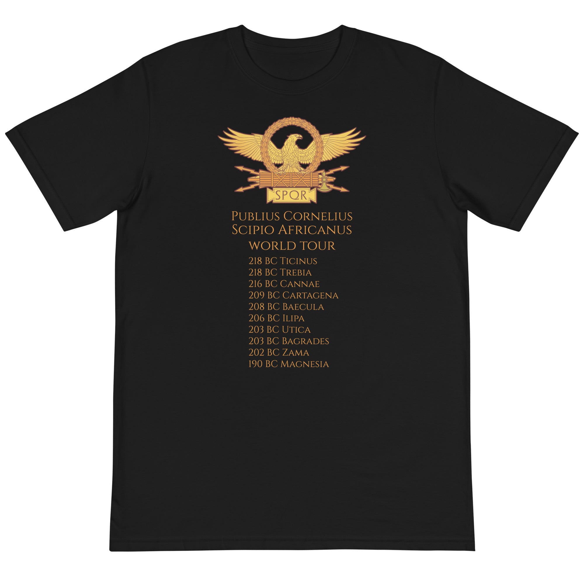 Scipio Africanus World Tour Second Punic War Unisex Organic T-Shirt