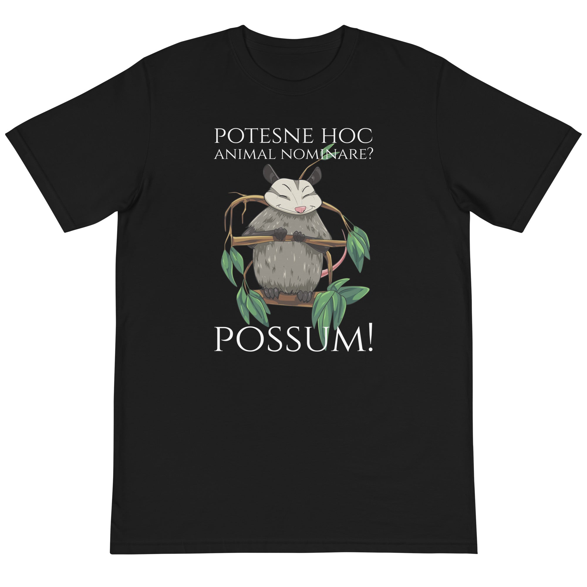 Potesne Hoc Animal Nominare? Possum! - Classical Latin - Organic T-Shirt