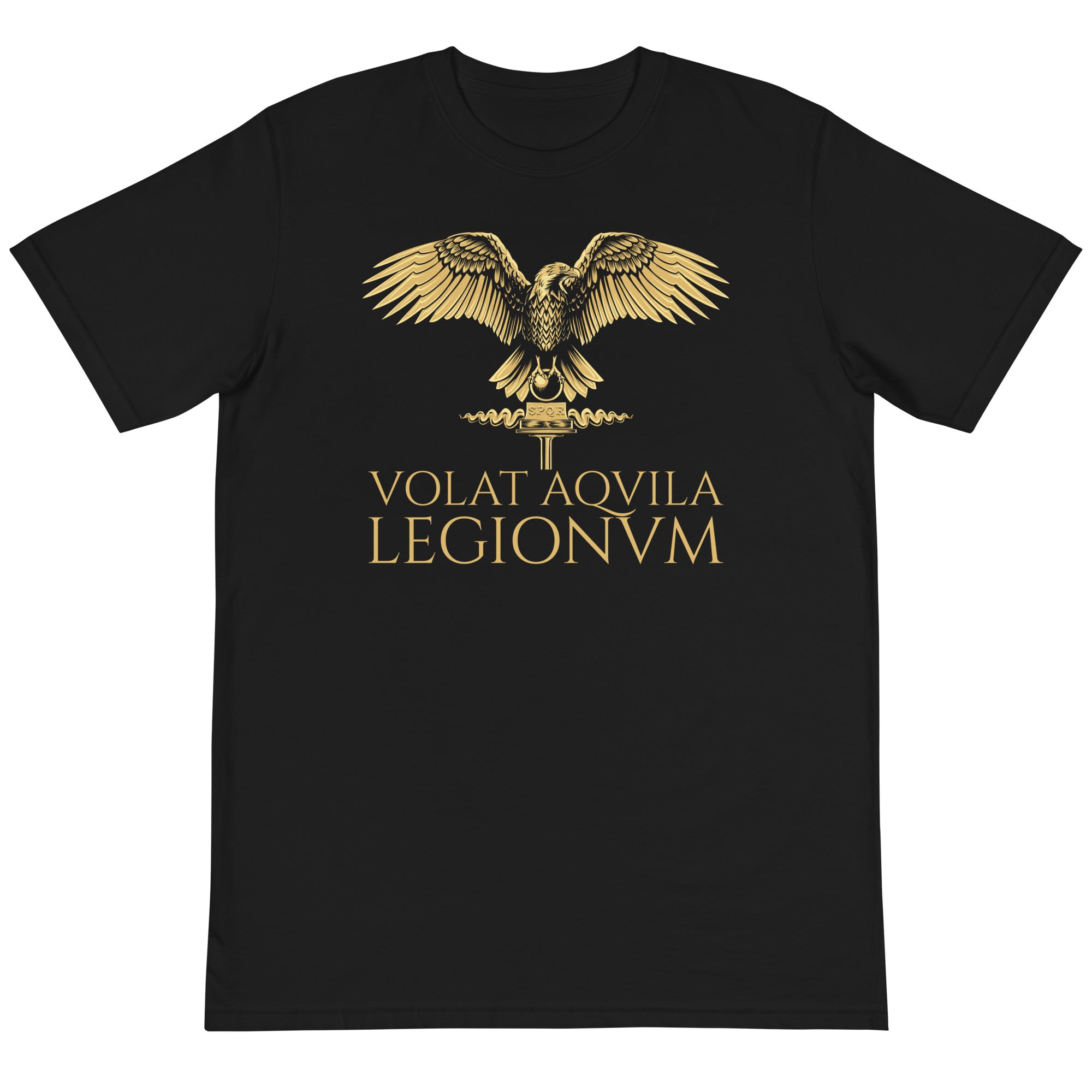 Volat Aquila Legionum - Classical Latin - Ancient Roman Legionary Eagle Organic T-Shirt