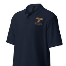 Load image into Gallery viewer, Volat Aquila Legionum - Classical Latin - Ancient Roman Legionary Eagle Unisex Pique Polo Shirt