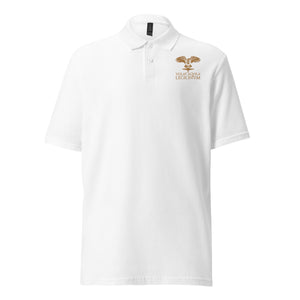 Volat Aquila Legionum - Classical Latin - Ancient Roman Legionary Eagle Unisex Pique Polo Shirt