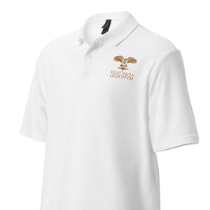 Volat Aquila Legionum - Classical Latin - Ancient Roman Legionary Eagle Unisex Pique Polo Shirt