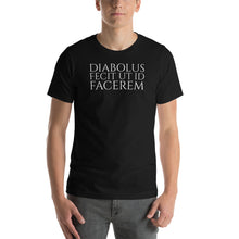 Load image into Gallery viewer, The Devil Made Me Do It - Latin Language Unisex T-Shirt