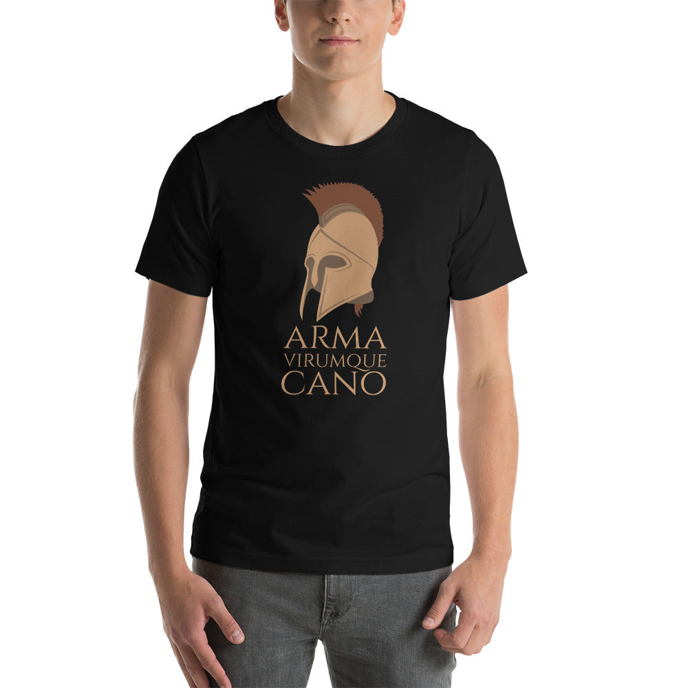 Arma Virumque Cano - I Sing Of Arms And The Man - The Aeneid Roman Mythology Unisex T-Shirt