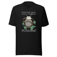 Load image into Gallery viewer, Potesne Hoc Animal Nominare? Possum! - Classical Latin Unisex T-Shirt
