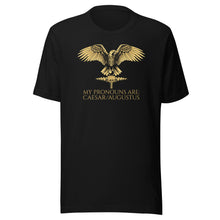 Load image into Gallery viewer, My Pronouns Are: Caesar/Augustus - Ancient Rome Unisex T-Shirt