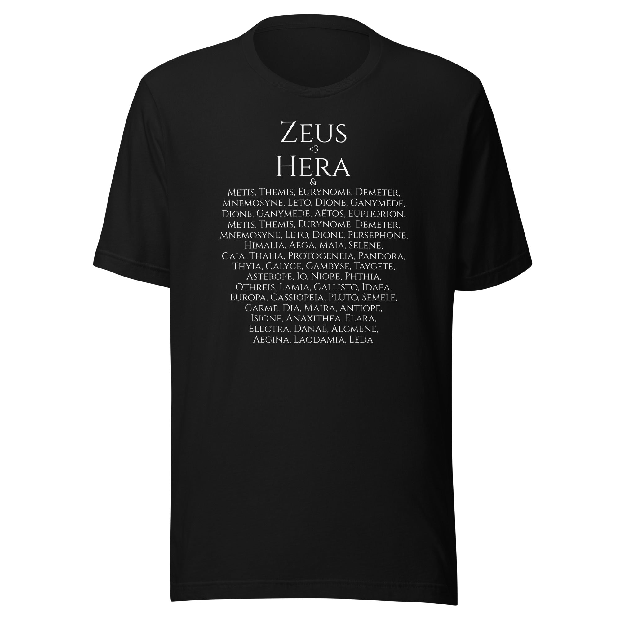 Greek God Zeus t-shirt