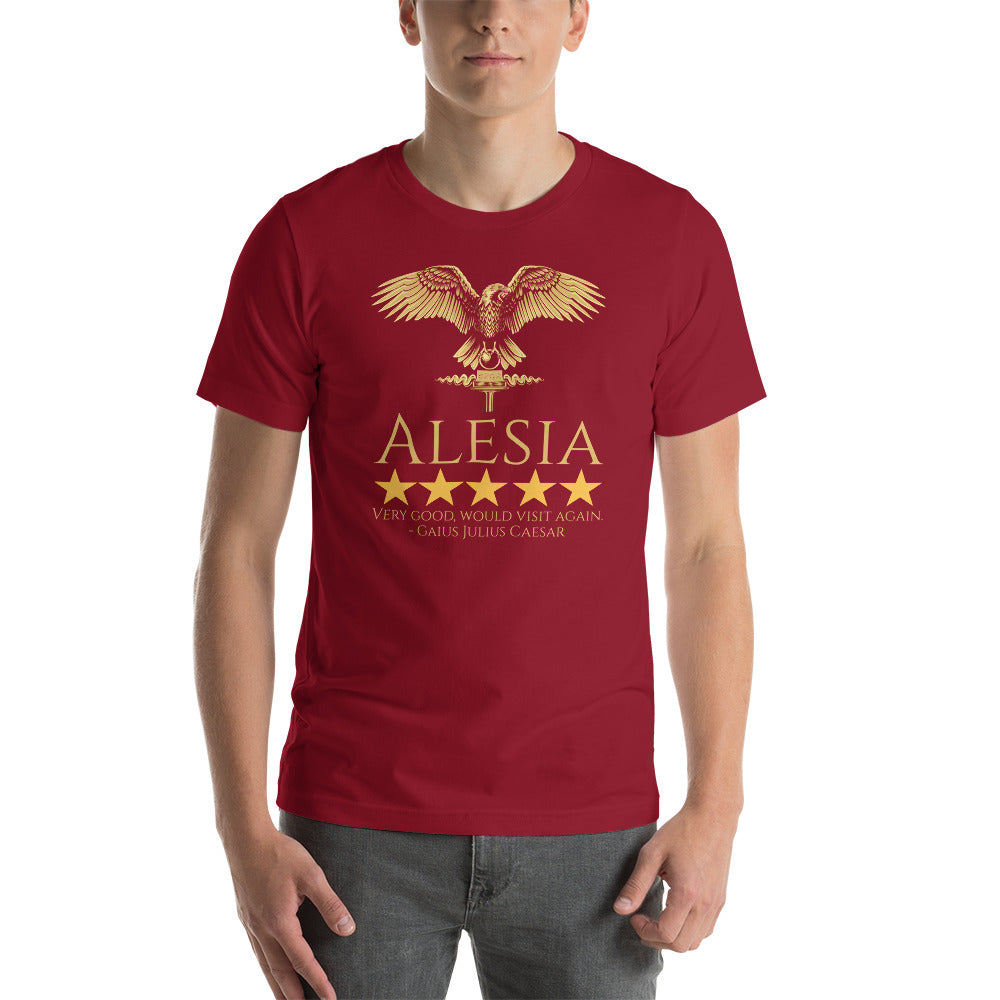 Julius Caesar - Alesia - Would Visit Again - Ancient Roman History Meme Unisex T-Shirt