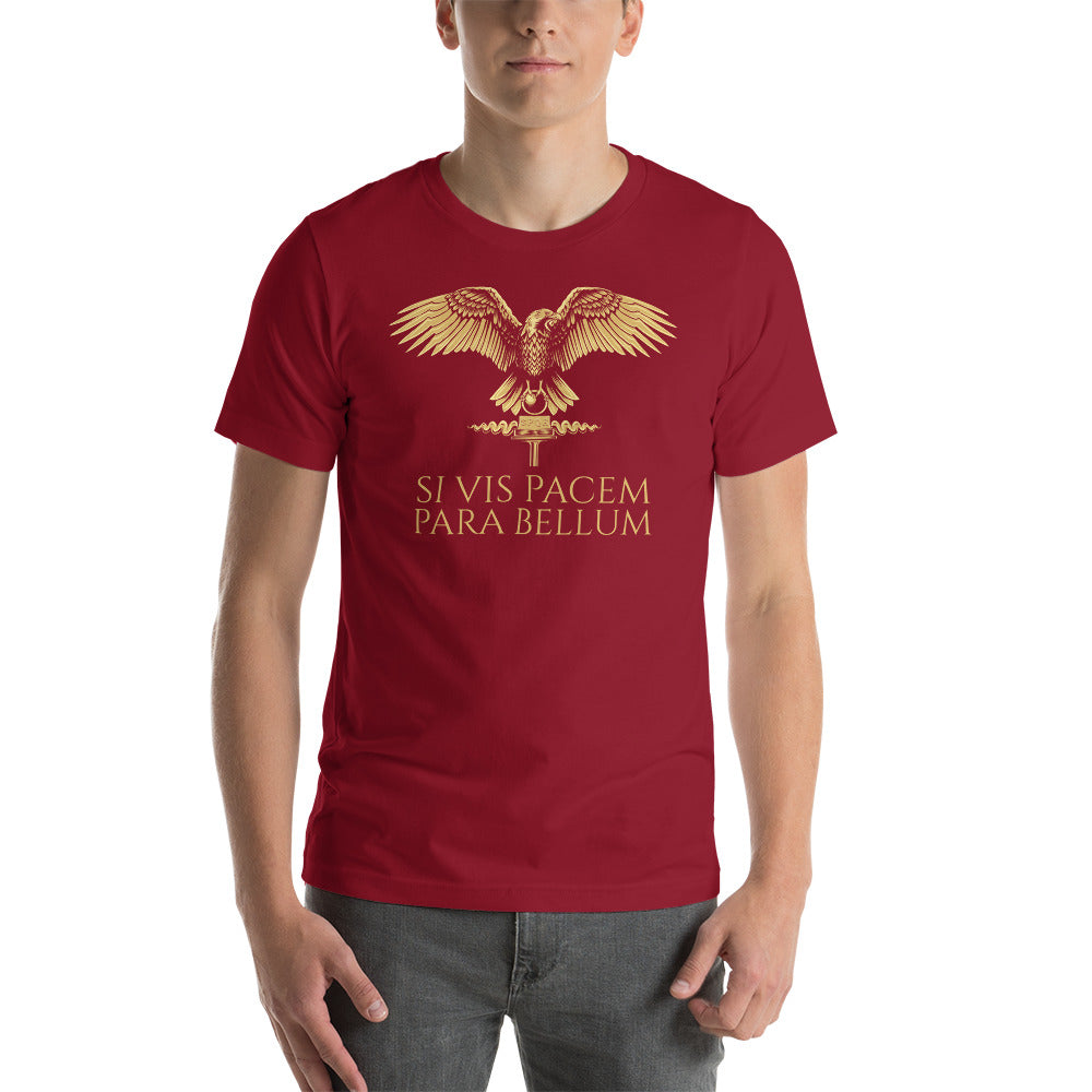 Latin Quote - Si Vis Pacem Para Bellum - Ancient Rome Unisex T-Shirt