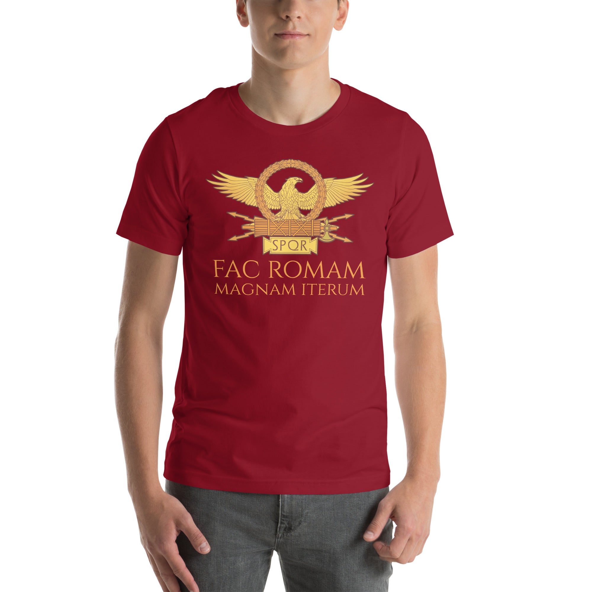 Fac Romam Magnam Iterum - Make Rome Great Again - Classical Latin Unisex T-Shirt