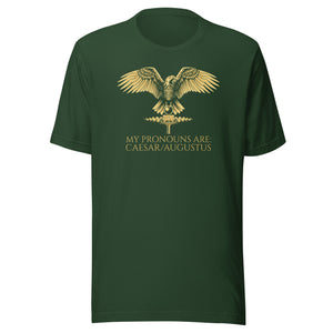 My Pronouns Are: Caesar/Augustus - Ancient Rome Unisex T-Shirt