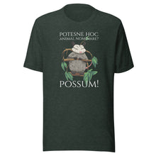 Load image into Gallery viewer, Potesne Hoc Animal Nominare? Possum! - Classical Latin Unisex T-Shirt