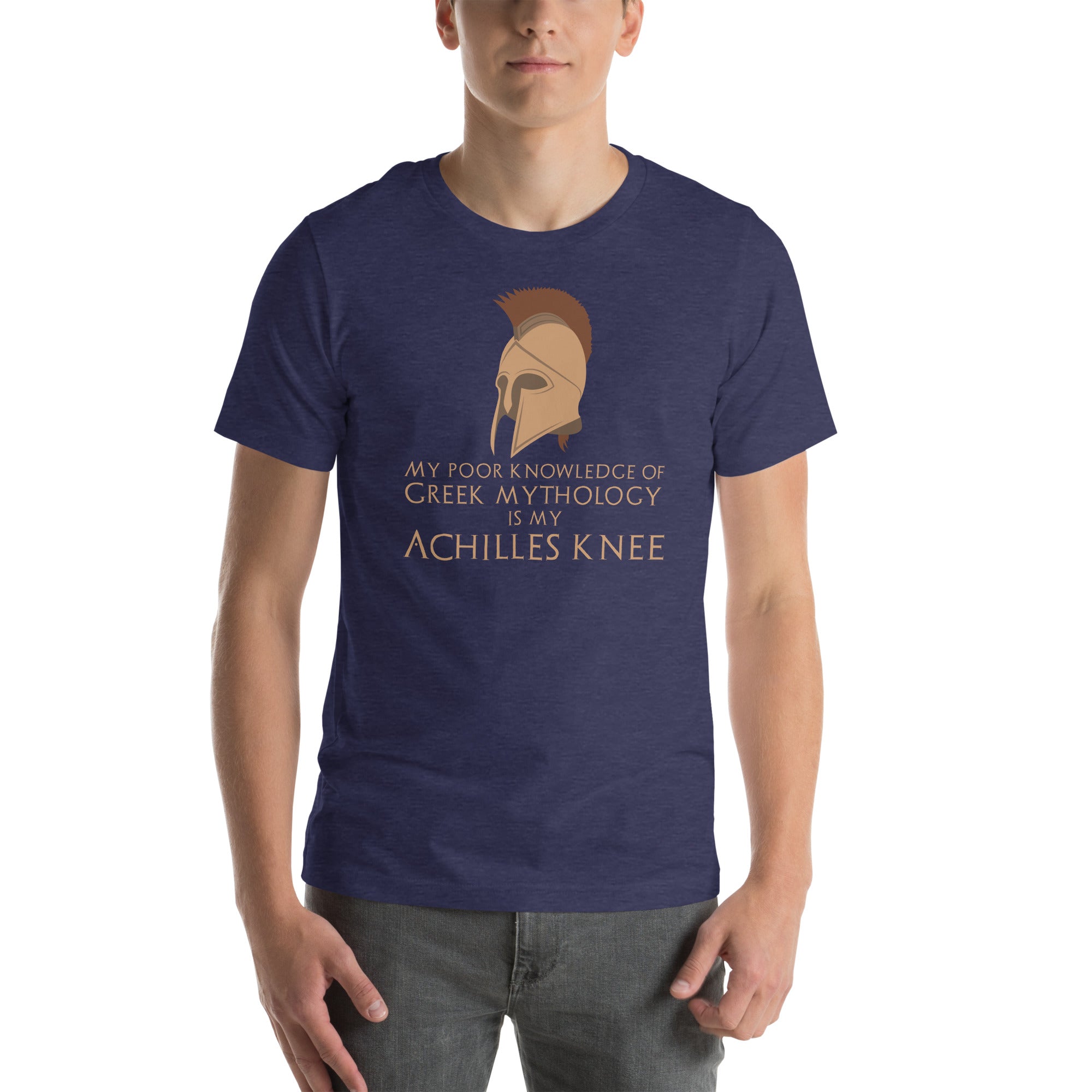 Ancient Greek Mythology Meme - Achilles Knee - Trojan War Unisex T-Shirt