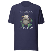 Load image into Gallery viewer, Potesne Hoc Animal Nominare? Possum! - Classical Latin Unisex T-Shirt