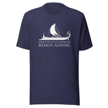 Load image into Gallery viewer, Destitutus Ventis, Remos Adhibe - If The Wind Will Not Serve Take To The Oars - Motivational Stoic Philosophy Latin Unisex T-Shirt