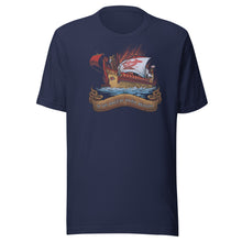 Load image into Gallery viewer, Si Vis Pacem, Para Bellum - Ancient Roman Quinquereme - Latin Saying Unisex T-Shirt