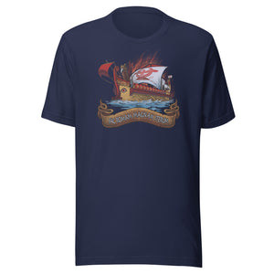 Fac Romam Magnam Iterum - Make Rome Great Again - Ancient Roman Quinquereme - Latin Unisex T-Shirt