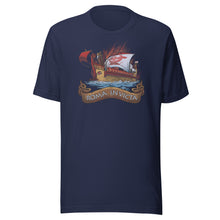 Load image into Gallery viewer, Roma Invicta - Ancient Roman Quinquereme - Latin Motto - Unisex T-Shirt