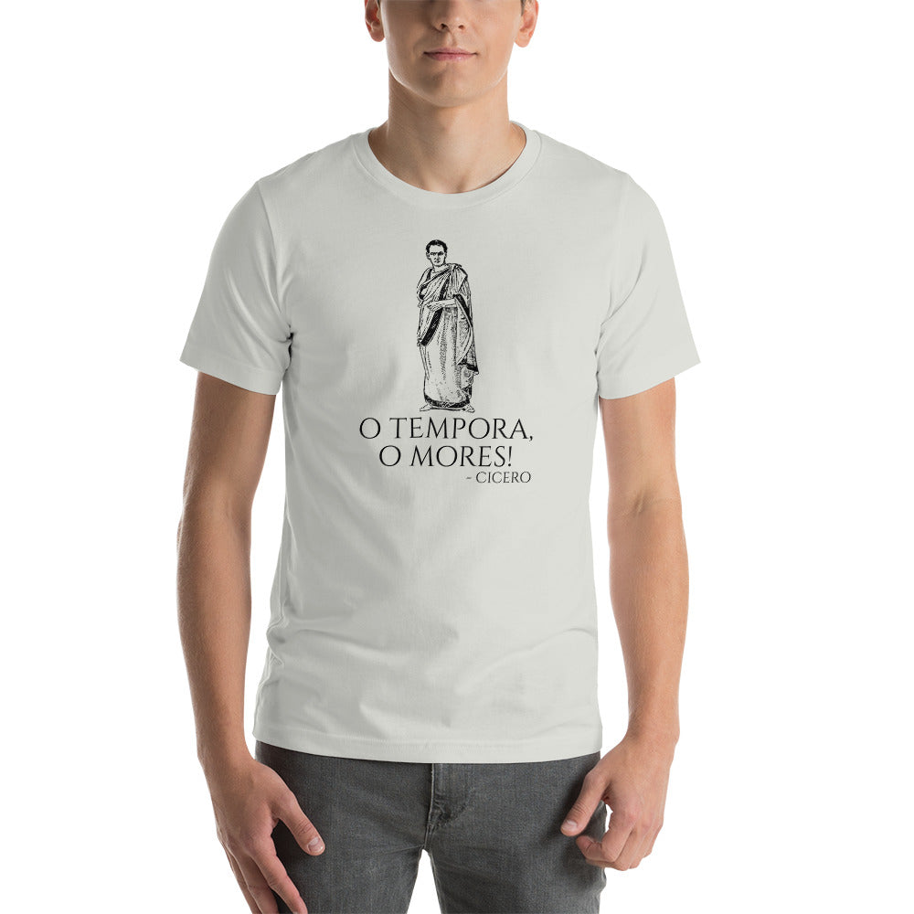 O Tempora, O Mores! - Marcus Tullius Cicero - Latin Quote Unisex T-Shi –  SPQR Emporium, image size:1000x1000