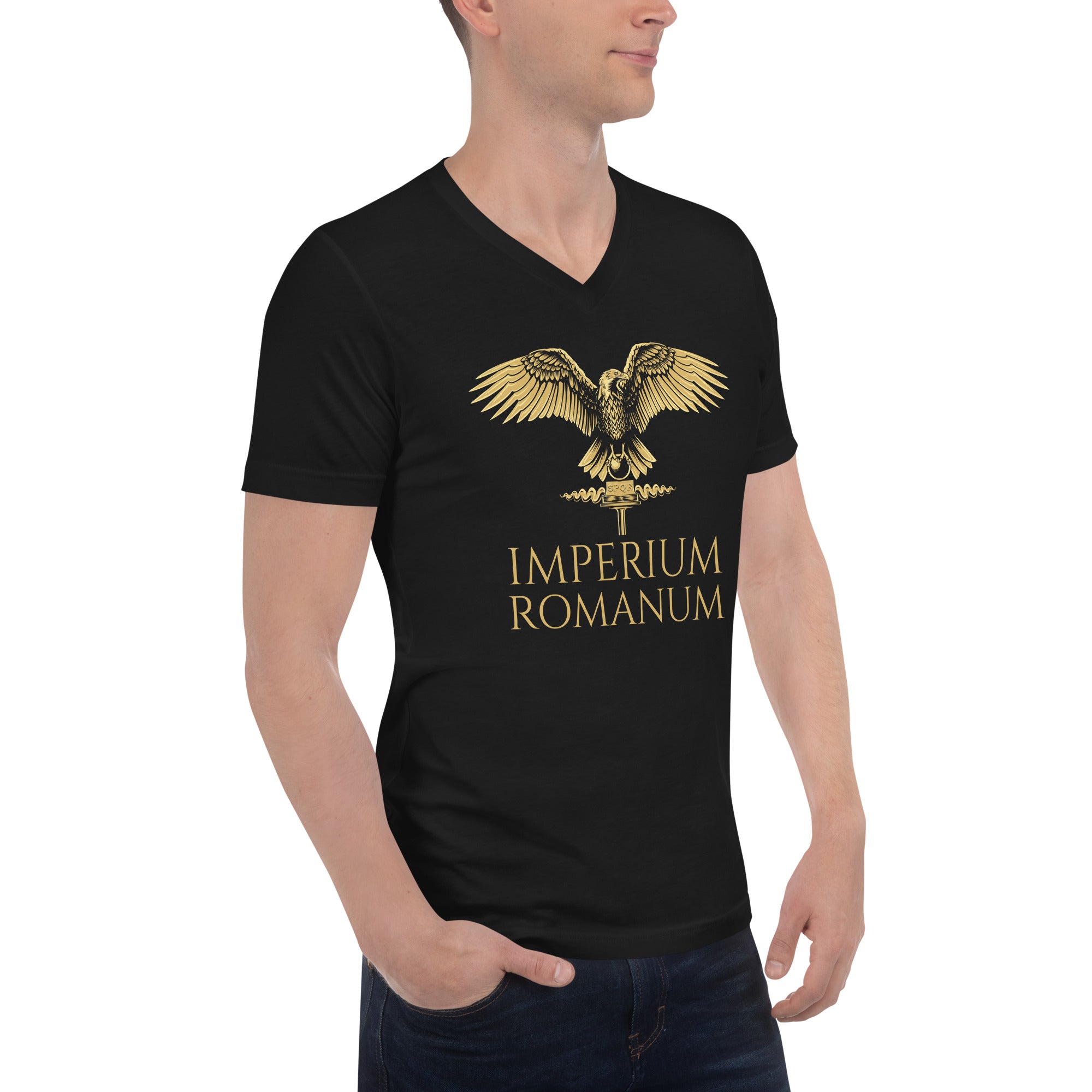 Imperium Romanum - Roman Empire - Ancient Rome - Unisex Short Sleeve V-Neck T-Shirt