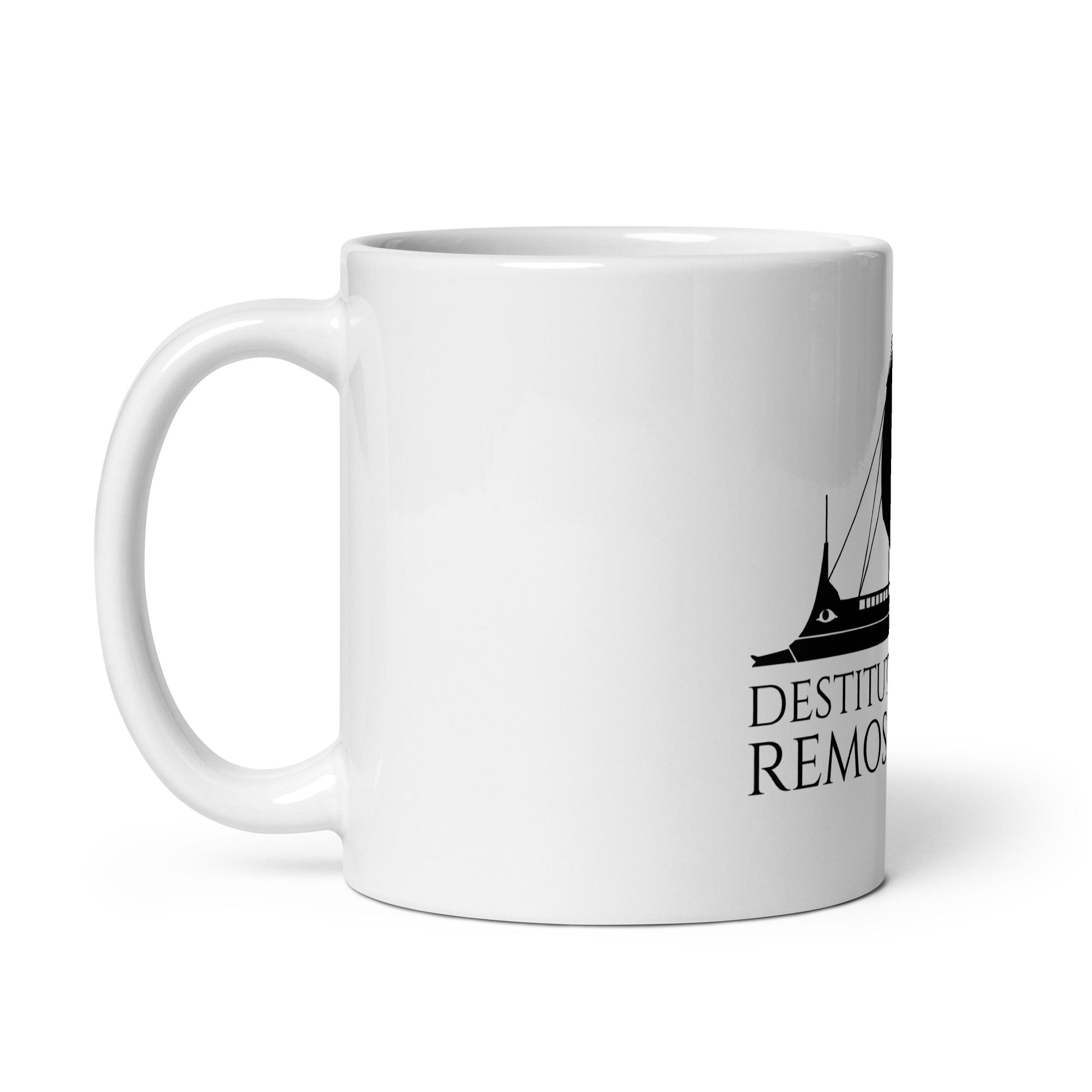 Destitutus Ventis, Remos Adhibe - If The Wind Will Not Serve Take To The Oars - Motivational Stoic Philosophy Mug