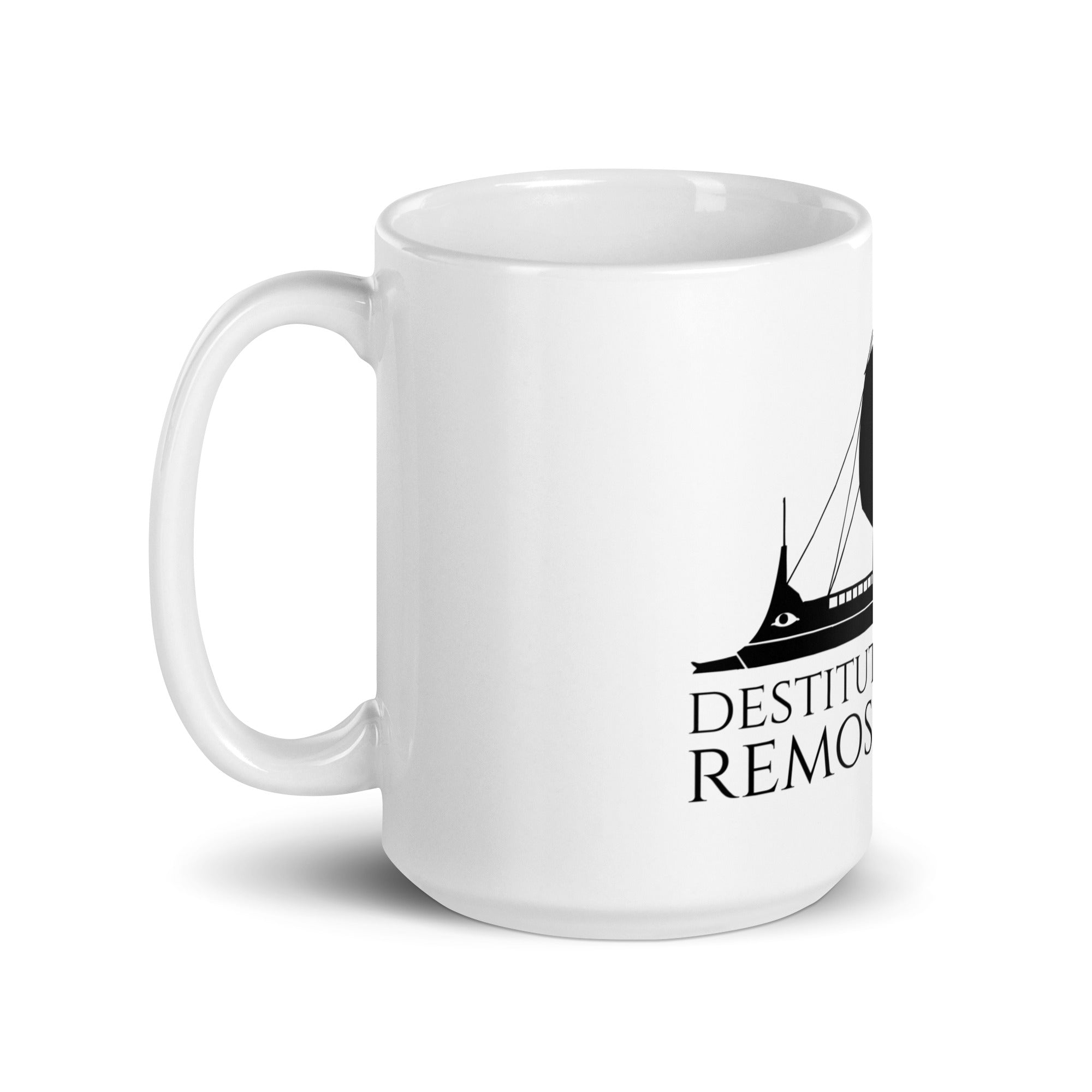 Destitutus Ventis, Remos Adhibe - If The Wind Will Not Serve Take To The Oars - Motivational Stoic Philosophy Mug