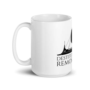 Destitutus Ventis, Remos Adhibe - If The Wind Will Not Serve Take To The Oars - Motivational Stoic Philosophy Mug
