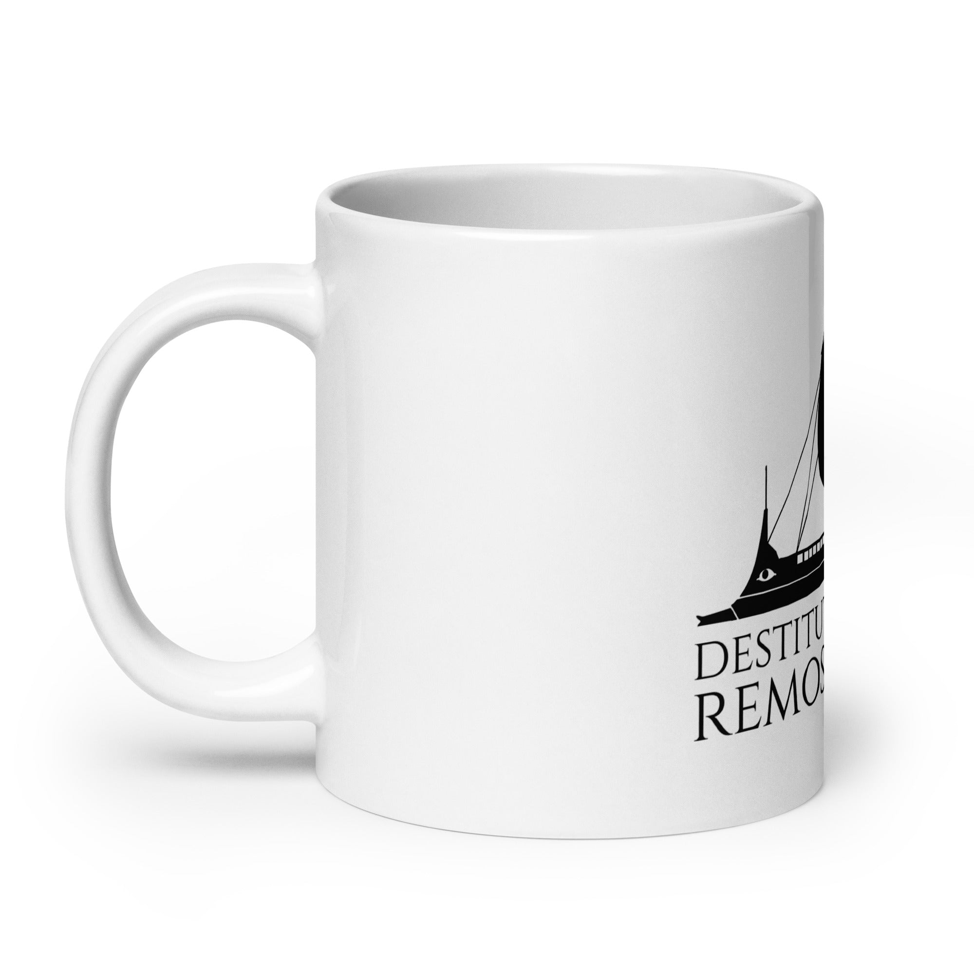 Destitutus Ventis, Remos Adhibe - If The Wind Will Not Serve Take To The Oars - Motivational Stoic Philosophy Mug