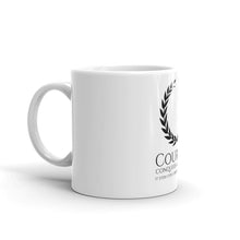 Load image into Gallery viewer, Courage Conquers All Things It Even Gives Strength To The Body - Ovid - Motivational Ancient Roman Quote Mug